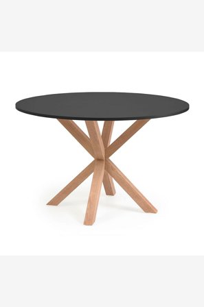 Kave Home - Spisebord - argo - Svart - Spisebord - Fra Homeroom