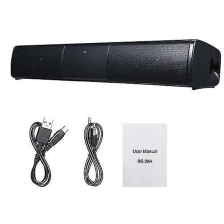 BS-28A Hemmabio Bluetooth Soundbar TV Bas Stereo Högtalare