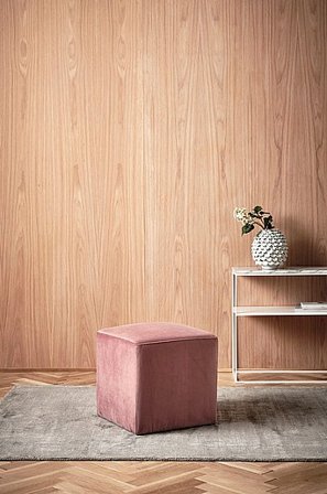 Jotex - Poef 40x40 Cm Poederroze Poederroze - SEATTLE - Koop Poefs bij Jotex