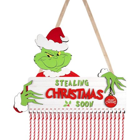 Puinen Joulukalenteri - Makeispuikkojen Joulunodotustaulu Seinäkoriste Joulukoristeet Lapsille Perheelle Ystäville Lahja