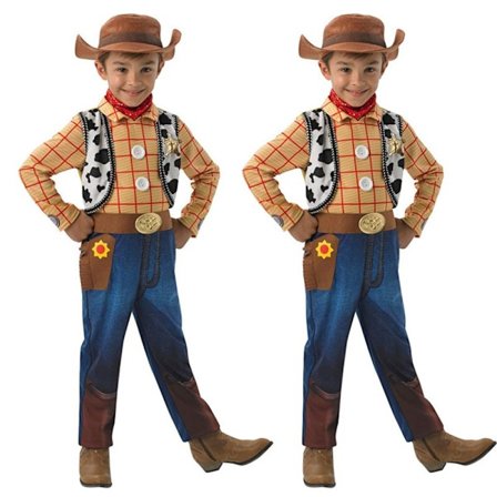 Barn Toy Story Woody Cosplay Kostym Cowboy Halloween Party Festkläder Outfit