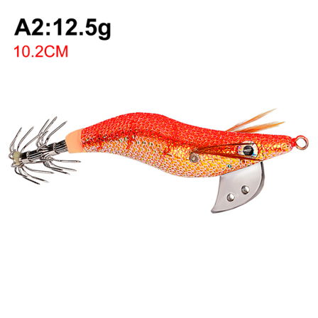 Räkor Squid Hook Simulering Set Av Squid Road Sub-bait Fishin