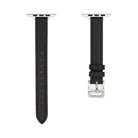 Läderarmband Epsom till Apple Watch 42/44/45mm - Svart | Armband Från Yedi
