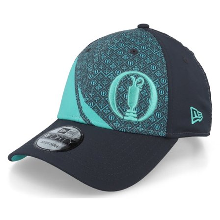 New Era - Blauw adjustable Cap - Open Championship Heritage 9FORTY Navy Adjustable @ Hatstore