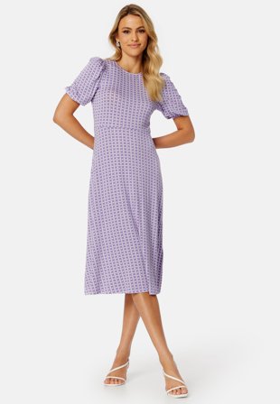 Happy Holly - Noella midi dress - Purple/Floral