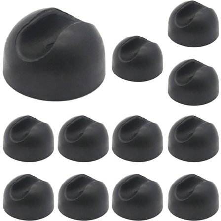 Hårnålsbensskydd, Hårnålsbens Fot Skyddskåpa, Lämplig för 10 mm Hårnålssoffbordsben, Svart Gummi Stolsben