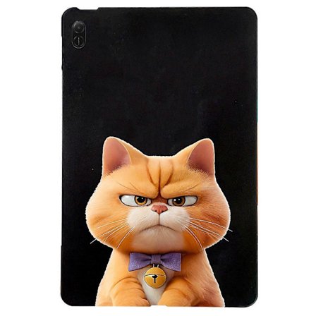Honor Pad X8a -kotelo, kuvioitu, ohut TPU-tabletin suojakuori - Garfield-kissa