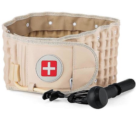 Dekompressionsbälte för ryggen, ländryggsstöd för lindring av smärta i nedre delen av ryggen