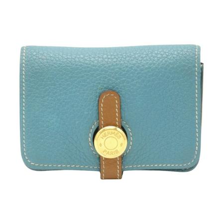 Hermès Vintage, Wallets Cardholders Blauw, Dames, Maat:ONE Size