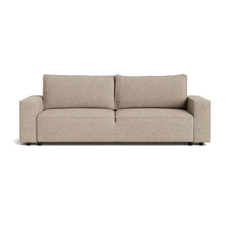 Venice 3 personers sovesofa, opbevaring - Aragon Grå/Beige - 246x100x90cm - Moderne Design, Sofa, Sovesofa