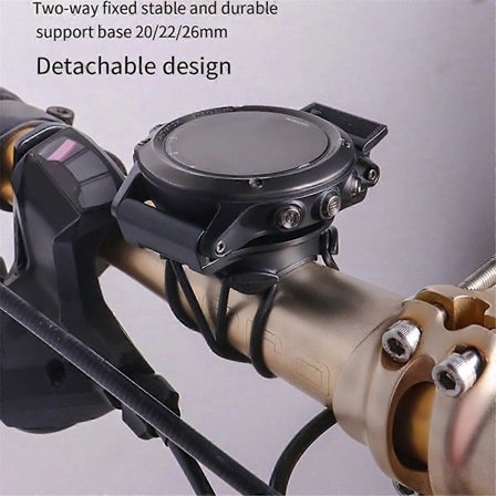 {CA}26 mm Cykelcomputer- og stopursbeslag, kompatibelt med Garmin Fenix 5x