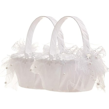 Bröllop Blomsterflicka Korg - 2st Blomsterbarn Korgar