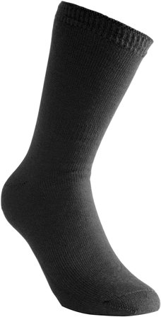 Woolpower Socks Classic 400 Black - Hverdagssokker