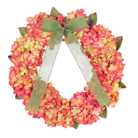 (35 cm, nauha, hortensia-kranssi) Joulukranssi oveen, Chr