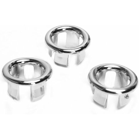 Rund diskbänksdekor för överfyllnad, ytterdiameter 3 cm, innerdiameter 2 cm, höjd 1,6 cm