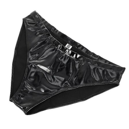 Dam Trosor Lack Hög Midja Stretchig Svart 1st