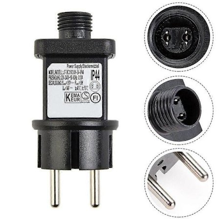LED-ljusslingor Strömadapter Transformator Drivrutin IP44 31V Max 6W 36VA / 9 Watt 31v 36W För Lågspänningsslinga