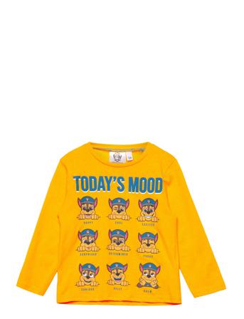 Long-Sleeved T-Shirt T-shirts Long-sleeved T-shirts Keltainen Paw Patrol