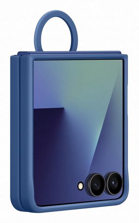 Samsung Silicone Ring Case Samsung Galaxy Z Flip7 Blå