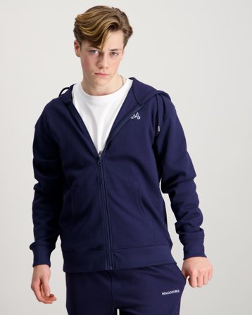 MAGGIORE Double Knit Zip Hoodie Sininen Hupparit/Hoodie Pojat - Kids Brand Store