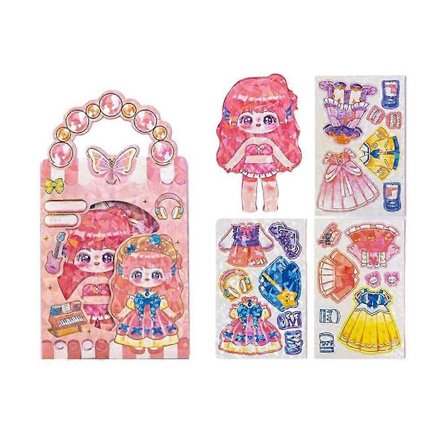 Princess 3D Utklädningsstickers - Dream Up Seal. Glittrande. Glitter