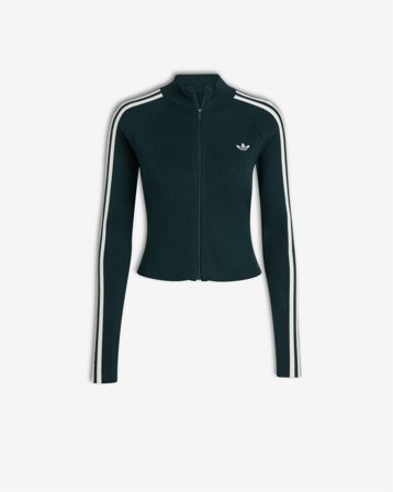 SLIM KNIT TRACK TOP - AURORA IVY L