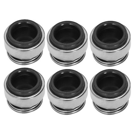 6x 12mm Spiralfjær Gummibølg Pumpe Mekanisk Tetning 301-12