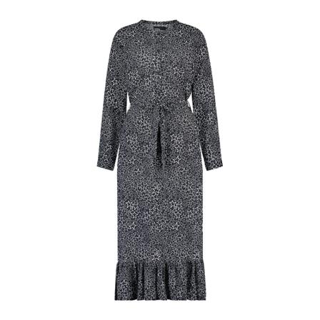 Milla Amsterdam Diana dress star print , Zwart , Dames , Maat: M Casual jurken