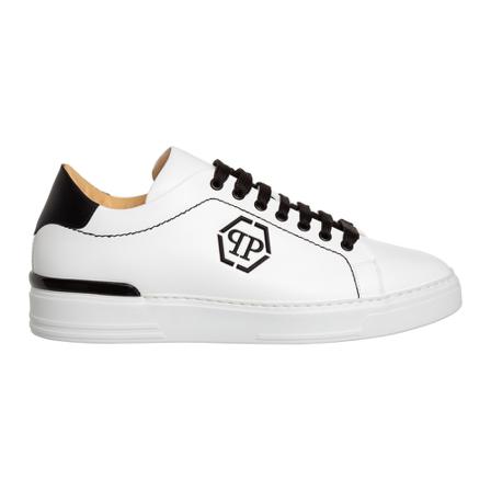 Philipp Plein Sneakers Hexagon Low - Top , Wit , Heren , Maat: 43 EU