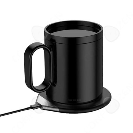 Sähkökahvinkeitin - CONFOZEN - Keraaminen - 350ML - Langaton lataus - Lämpötila 55°C