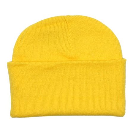 Beechfield - Gul cuff Beanie - Knitted Beanie Yellow @ Hatstore