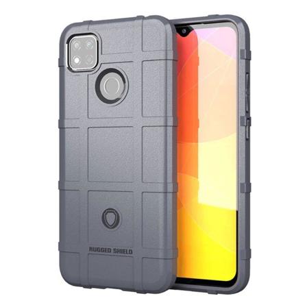 Rugged Shield Suojakotelo Xiaomi Redmi 9C - Harmaa Silver grey