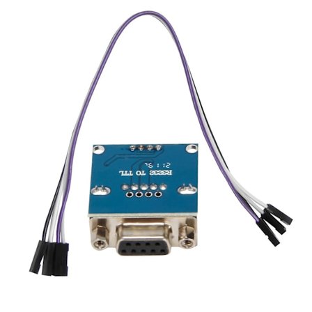 MAX3232 RS232 Seriell Port Til TTL Konverter Modul DB9 Kontakt M/ 4 Jumperkabler