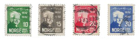 Norge 1932 - AFA 163/66 - Stemplet