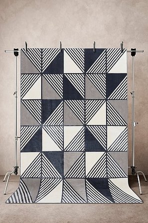 Jotex - Viskosetæppe 200x300 Cm Bomuld/Viskose Grå Mønstret EGNO Køb Viskosetæpper hos Jotex