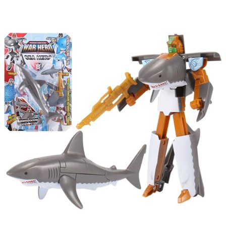 Muuntuvat lelut 2 in 1 Muuntuva robottilelu Merieläinhahmot Lelut Malli Delfiini Valas Hieno lelu Lahja esikouluun