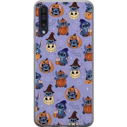 Samsung Galaxy A50 Genomskinligt Skal Stitch halloween