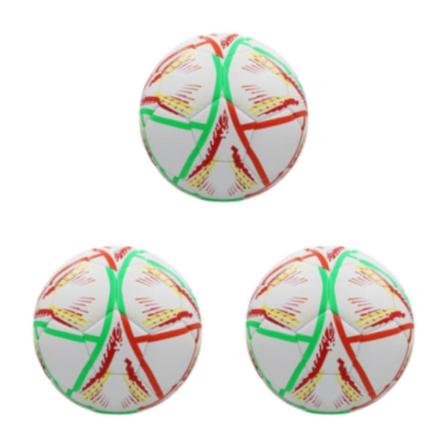 1/2/3/5 Fotboll storlek 4 - Lagarbete och rolig fotboll för Red and blue lines No.5 3PCS