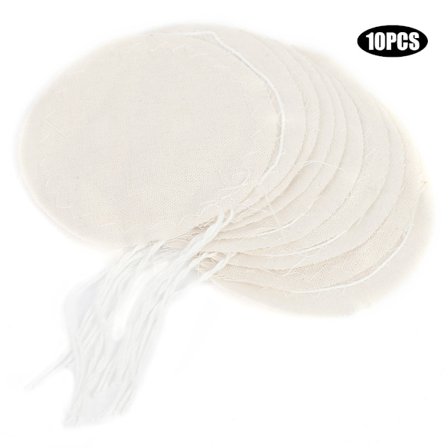 10 kpl elintarvikelaatuinen nylon sifonikankaat Kahvi Suodatin Pyöreä kangas suodatin kahvinvalmistajalle
