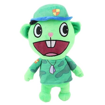 11'' Happy Tree Friends Htf Flippy Fliqpy Plys Legetøj Gave Flippy