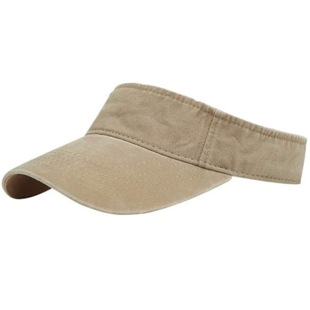 Sporty Solskærm i Bomuld – Åben Top Kasket til Herre & Dame