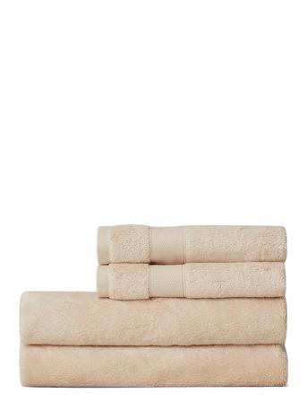 Hotel Cotton/Modal/Mulberry Silk Towel Champagne Home Textiles Bathroom Textiles Towels & Bath Towels Bath Towels Beige Lexington Home