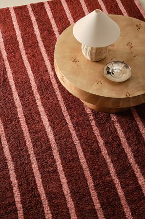 Jotex - Bomullsteppe Bomull Vinrød/rosa MIKA - Kjøp Bomulls- & filleryer hos Jotex