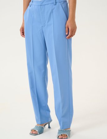 Kaffe Kasakura Hw Zipper Pants - Blue - 36