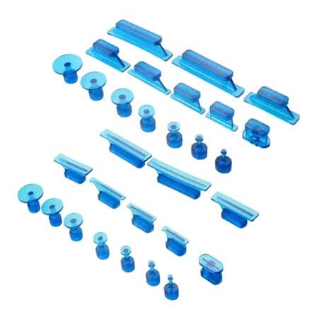 30 st Bil Dents Reparationsdragare Praktisk Dents Reparationssats Ta Bort Dents Plåt Plast Sugkopp Bilreparationsverktyg