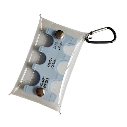 Japansk Yen Mynt Hållare Organizer Transparent Nyckelring Mynt Hållare Organizer