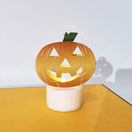 Halloween LED-kynttilänvalo hauska yövalo 5 5