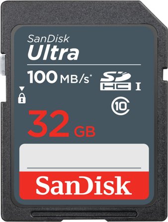 Sandisk Ultra - flashminnekort - 32 GB - SDHC UHS-I