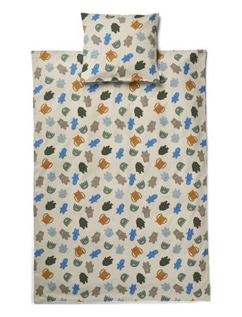 Carl Adult Bedding Print Home Sleep Time Bed Sets Multi/mønstret Liewood*Betinget Tilbud