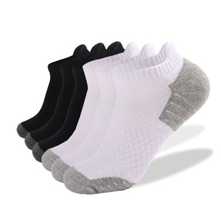 Herresokker, lavt skårne ankelsokker, korte sokker til herre, casual stil 4 KLB